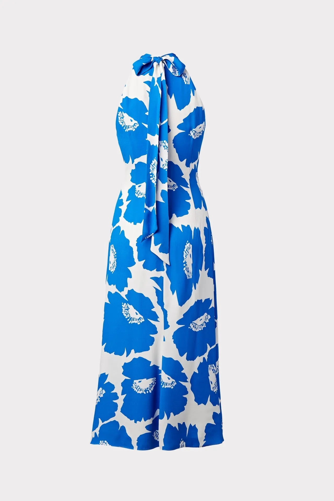 Adrian Poppy Floral Viscose Dress