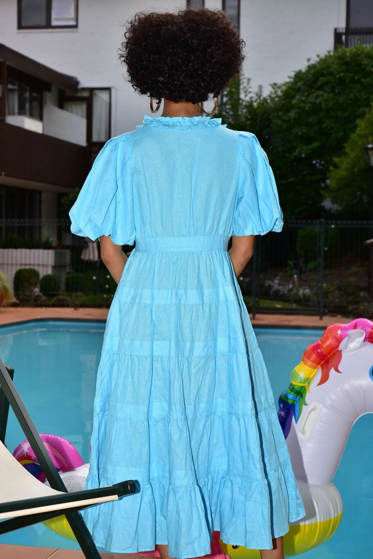 Between the lines dress Blue