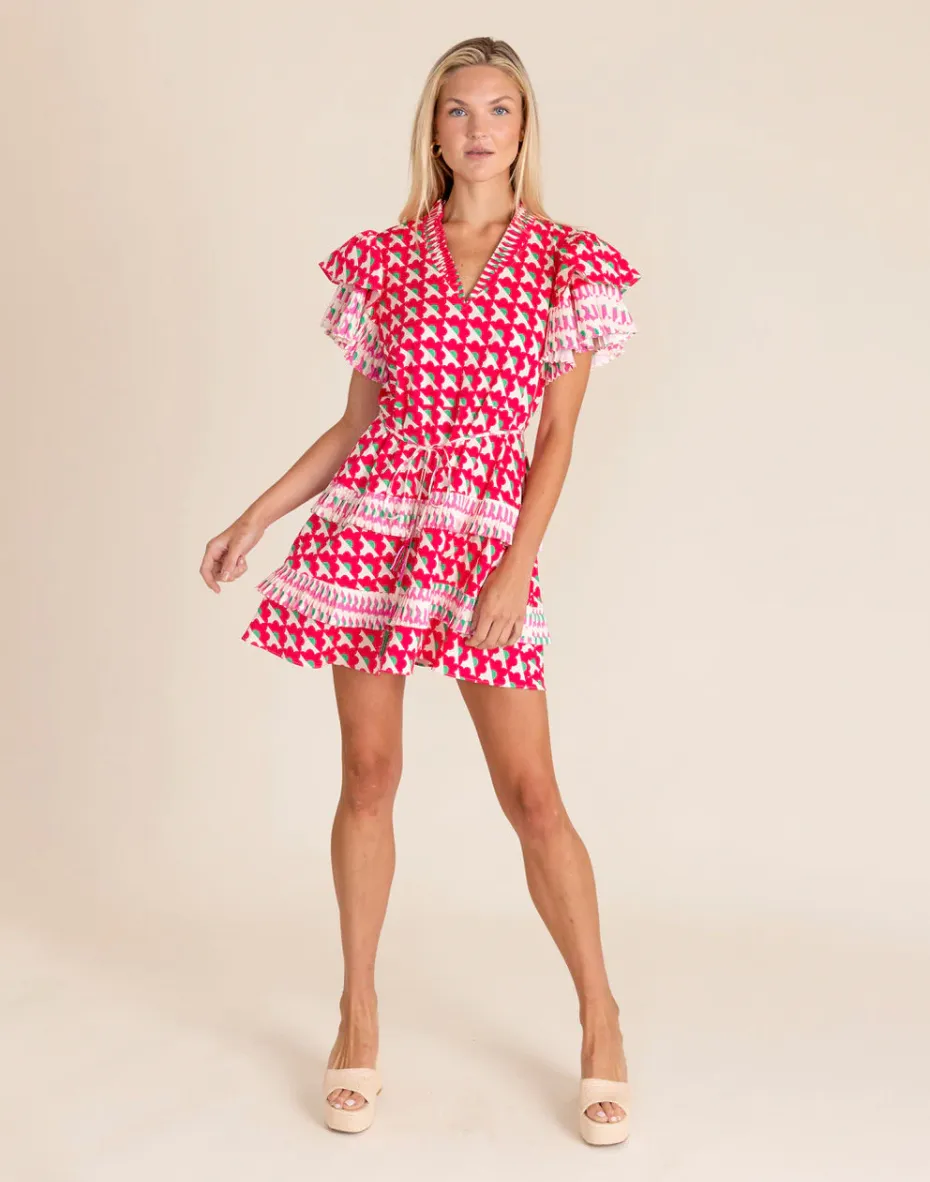 Courtney Dress | Red Pop - XS