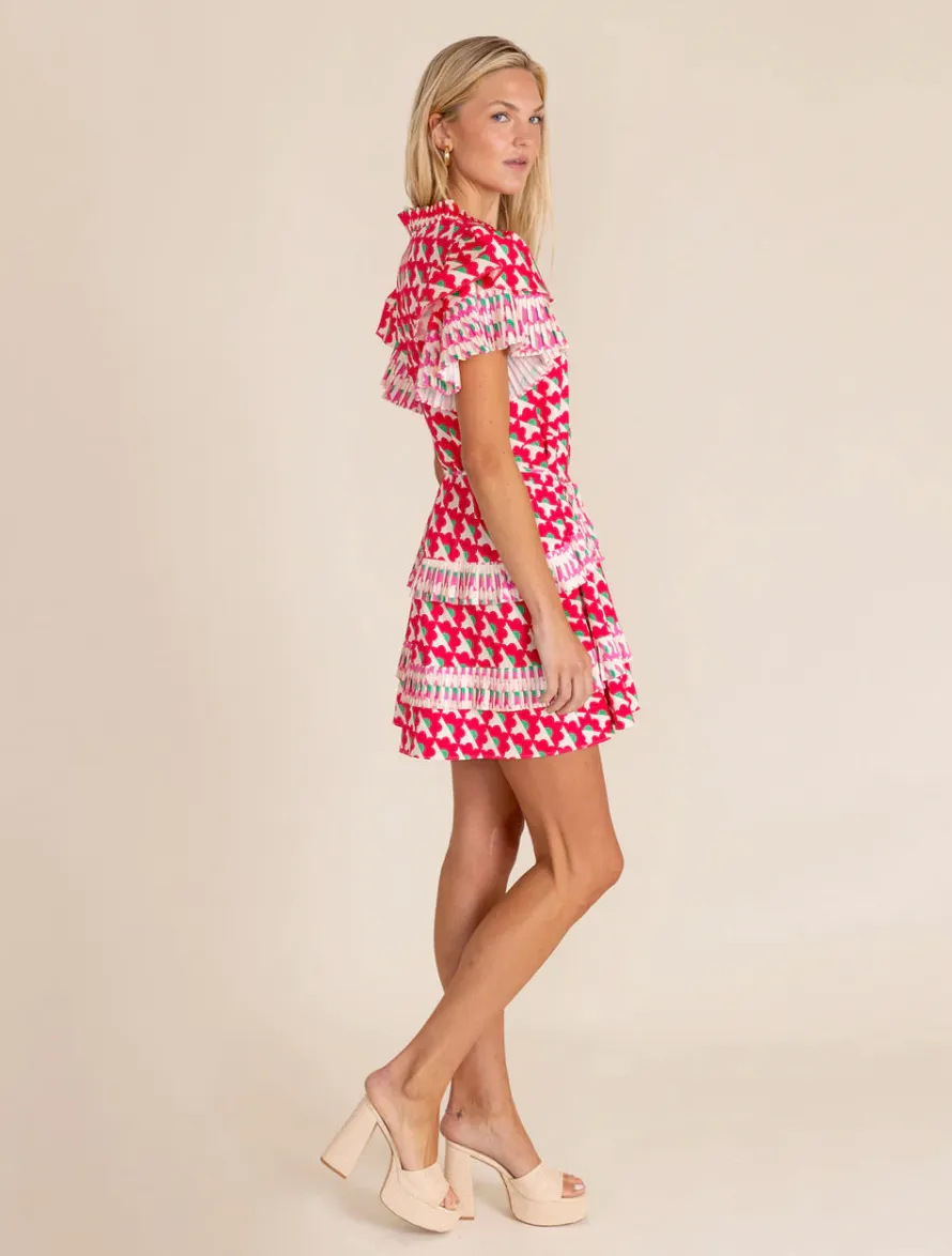 Courtney Dress | Red Pop - XS