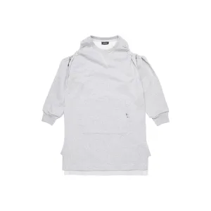 Diesel Girls Grey Sweater Dress with Holes