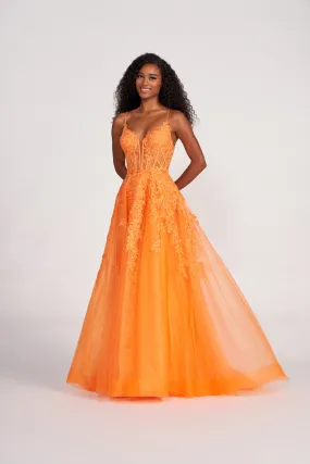 Stunning Ellie Wilde EW34036 Elegant Evening Dress with Intricate Embellishments and Flattering Silhouette