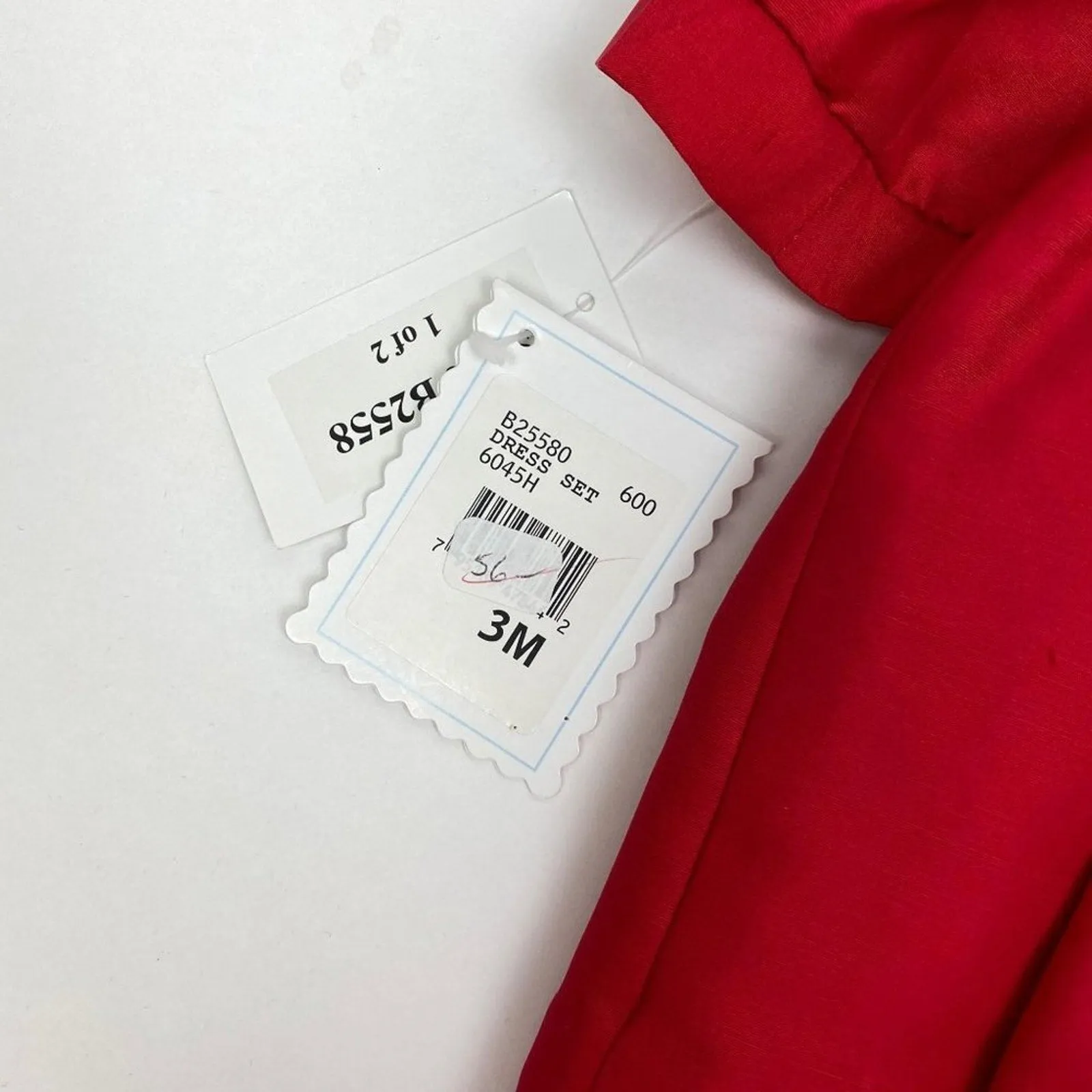 Kitestrings Baby Red Holiday Dress 3 Months NWT